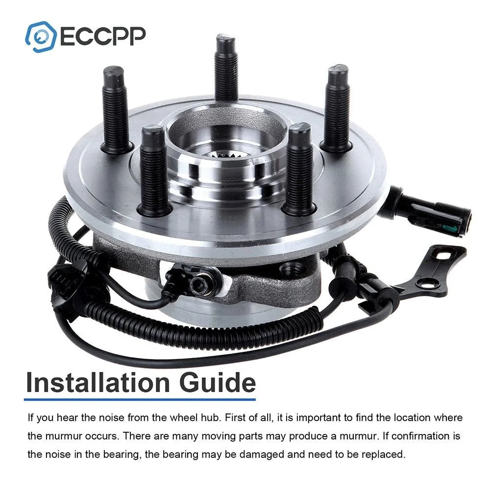 1P Wheel Hub Bearing Assembly Front For Ford Explorer Mercury Mountaineer 06-10 6B93BC-57 [4]