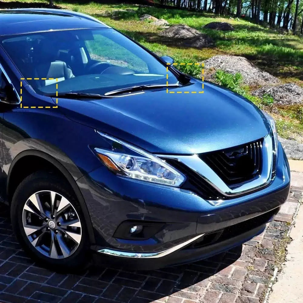 1Pair Corner Windshield Wiper Cowl Cover For MURANO 2015-2017 66894-5BC0A EOA 6B93BC-57 [9]