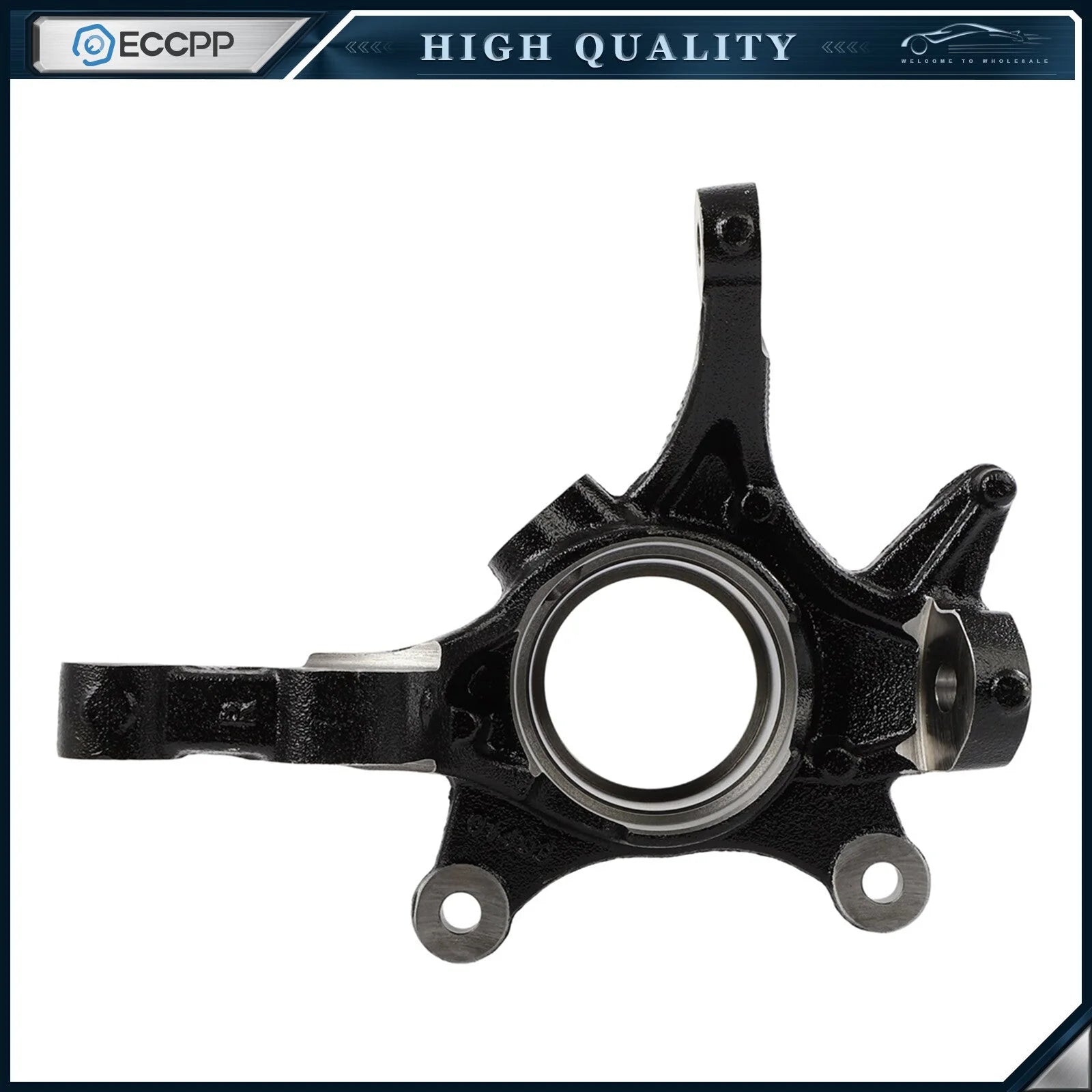 1Pc Front Passenger Side Steering Knuckle For Hyundai Elantra Veloster 2013-2014 KOEEP [4]