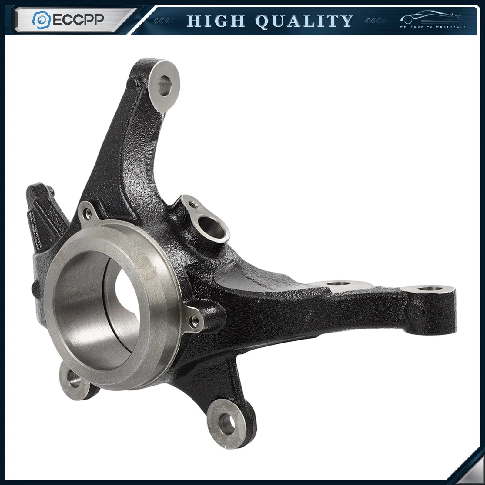 1Pc Front Passenger Side Steering Knuckle For Hyundai Elantra Veloster 2013-2014 KOEEP [5]