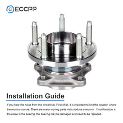 1Pc Rear Wheel Hub Bearing Assembly AWD For 2007-2009 2010 Ford Edge Lincoln MKX KOEEP [4]