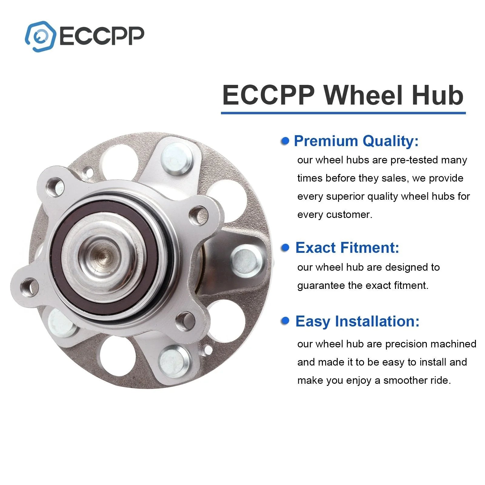 1Pc Rear Wheel Hub Bearing Assembly For 2006 2007-2012 Honda Civic GX Hybrid FWD KOEEP [3]