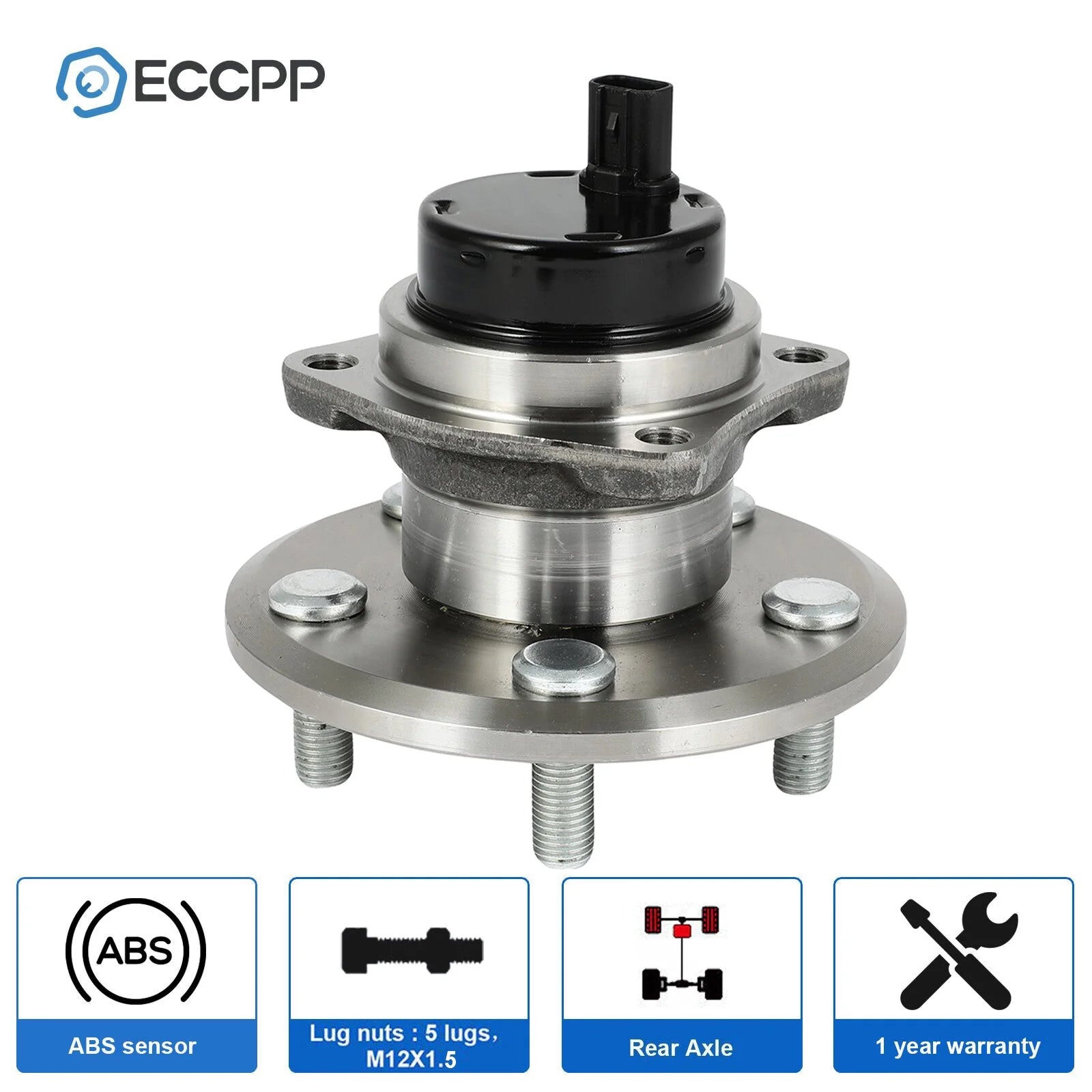 1Pc Rear Wheel Hub Bearing Assembly For Toyota Prius Corolla Matrix Scion tC KOEEP [1]