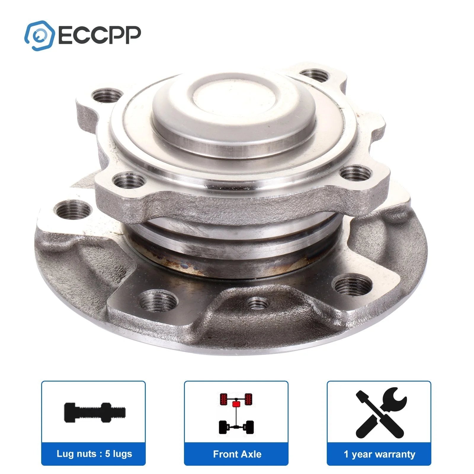 1Pc Wheel Hub Bearing Assembly RWD Front For BMW 328i 335i 428i 228i 320i 435i KOEEP [1]