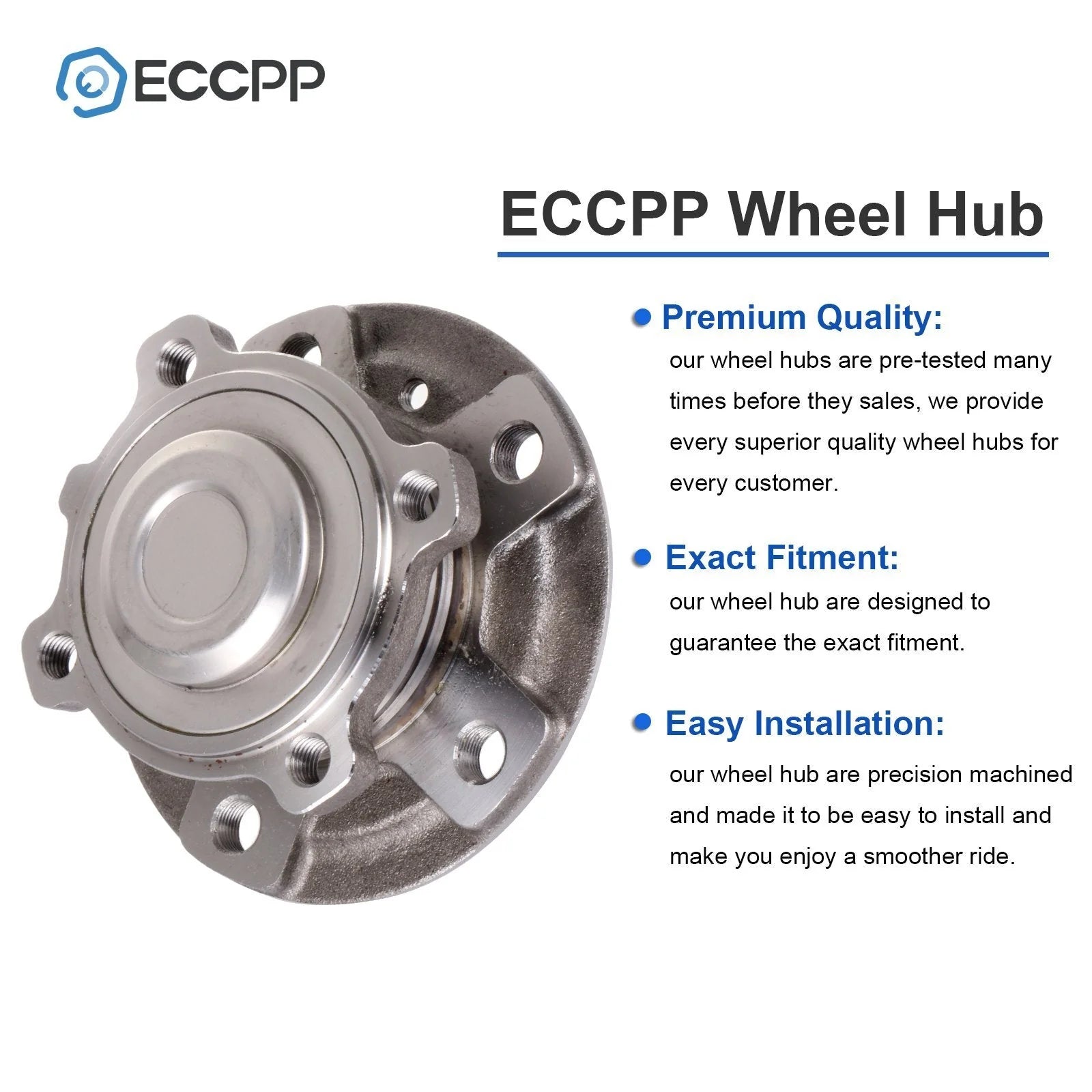 1Pc Wheel Hub Bearing Assembly RWD Front For BMW 328i 335i 428i 228i 320i 435i KOEEP [3]