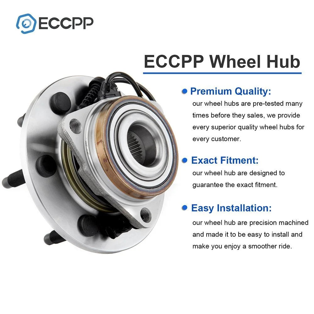 1Pc Wheel Hub Bearing Front 4WD For Chevy Silverado 1500 Sierra 1500 2007-2013 6B93BC-57 [4]