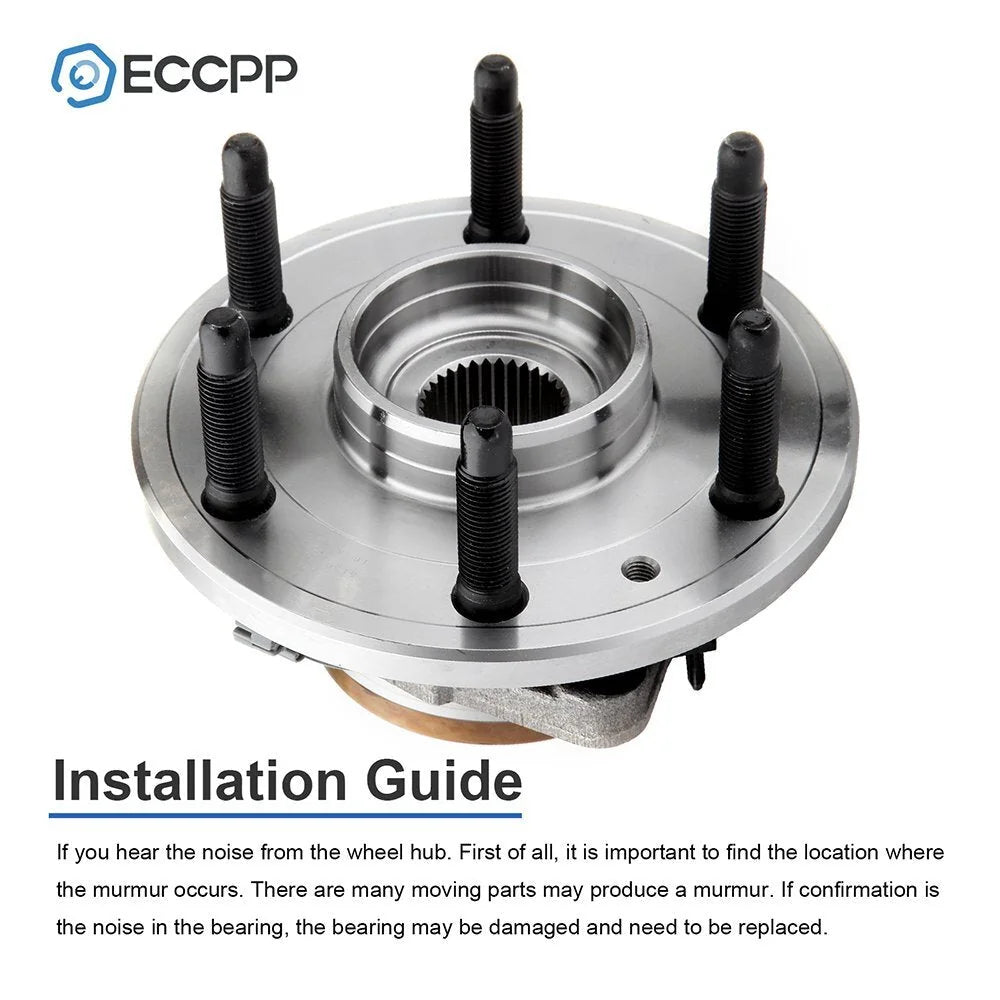1Pc Wheel Hub Bearing Front 4WD For Chevy Silverado 1500 Sierra 1500 2007-2013 6B93BC-57 [5]