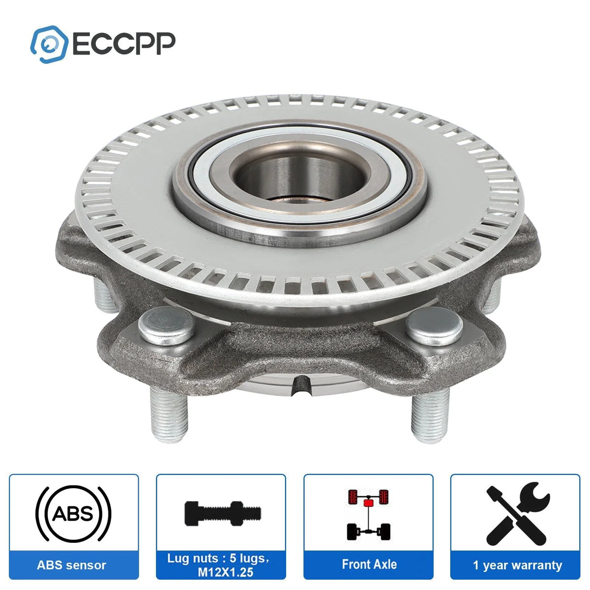1Pc Wheel Hub Bearing Front For Chevy Tracker Suzuki XL-7 Grand Vitara 2001-2005 KOEEP [1]