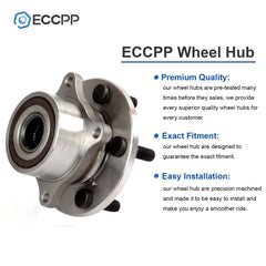 1Pc Wheel Hub Bearing Front For Honda Pilot 2009-2015 Acura MDX ZDX 2010-2013 6B93BC-57 [3]