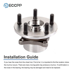 1Pc Wheel Hub Bearing Front For Honda Pilot 2009-2015 Acura MDX ZDX 2010-2013 6B93BC-57 [4]