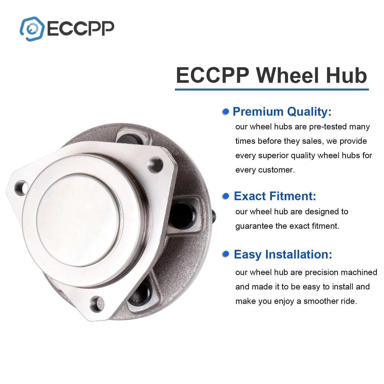 1Pc Wheel Hub Bearing Front RWD For 2012-2020 Chrysler 300 Dodge Charger W/ ABS 6B93BC-57 [3]