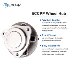 1Pc Wheel Hub Bearing Front RWD For 2012-2020 Chrysler 300 Dodge Charger W/ ABS 6B93BC-57 [3]