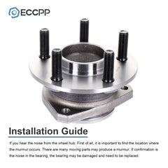 1Pc Wheel Hub Bearing Front RWD For 2012-2020 Chrysler 300 Dodge Charger W/ ABS 6B93BC-57 [4]