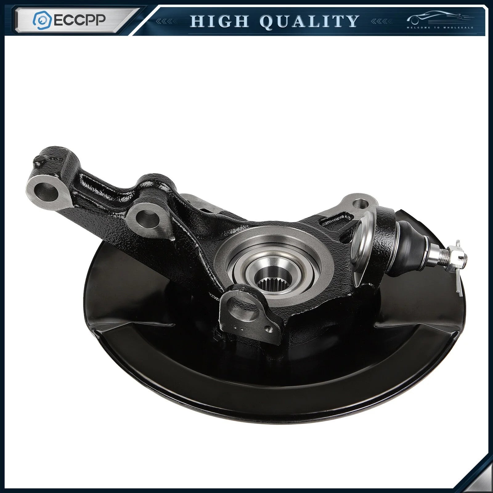 1Pc Wheel Hub Bearing Knuckle Front Passenger For 2003-2005 Honda Civic L4 1.7L KOEEP [1]