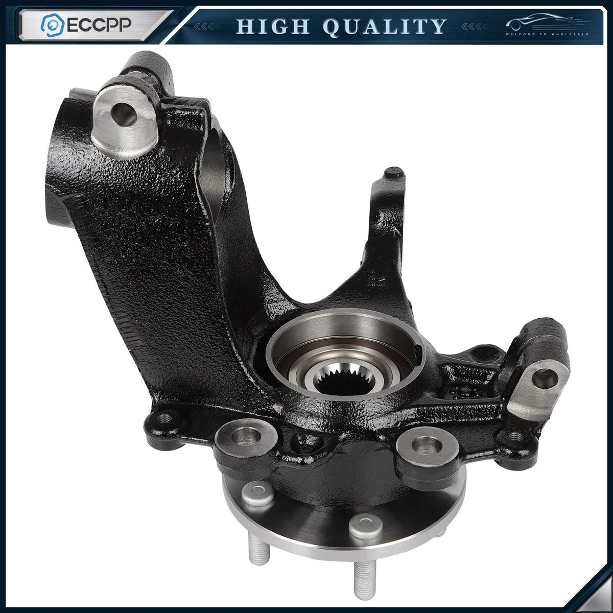 1Pc Wheel Hub Bearing Knuckle Front Passenger Side For 2012-2018 Ford Focus 2.0L KOEEP [1]