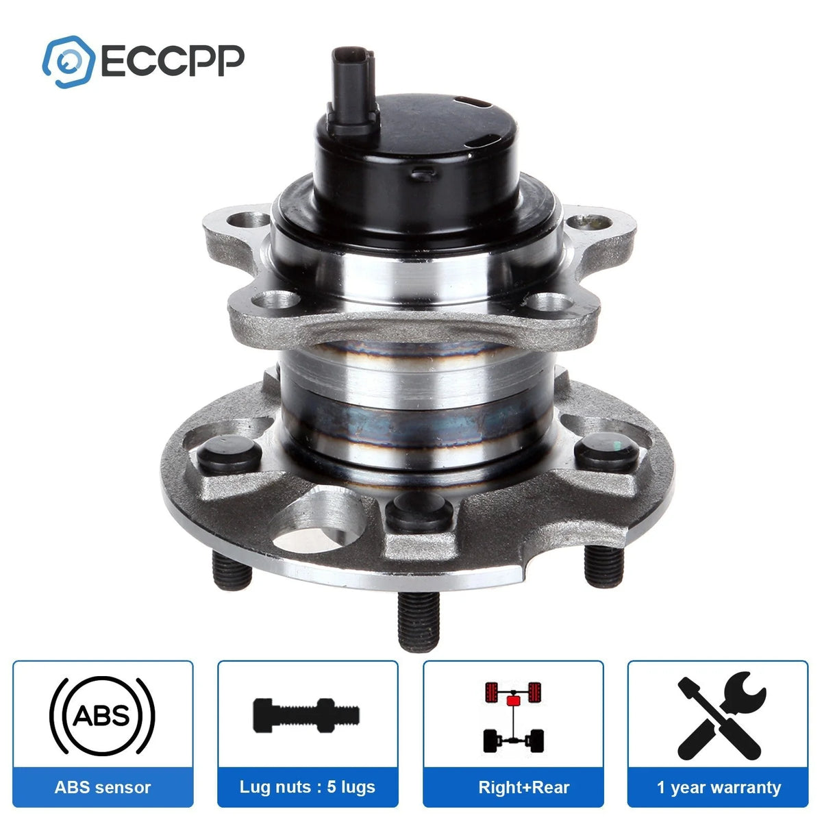 1Pc Wheel Hub Bearing Rear Passenger FWD For Toyota Highlander Lexus RX330 RX350 KOEEP [1]