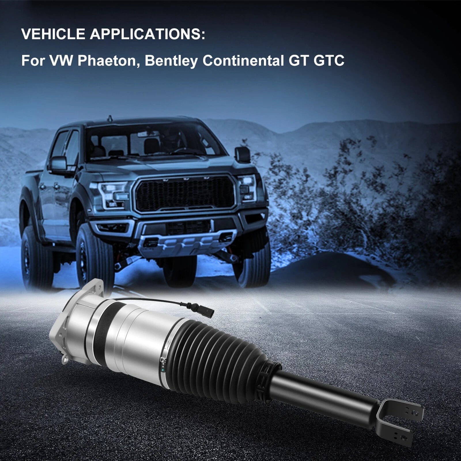 1Pcs Rear Air Suspension Strut Shocks For VW Phaeton, Bentley Continental GT GTC KOEEP [4]