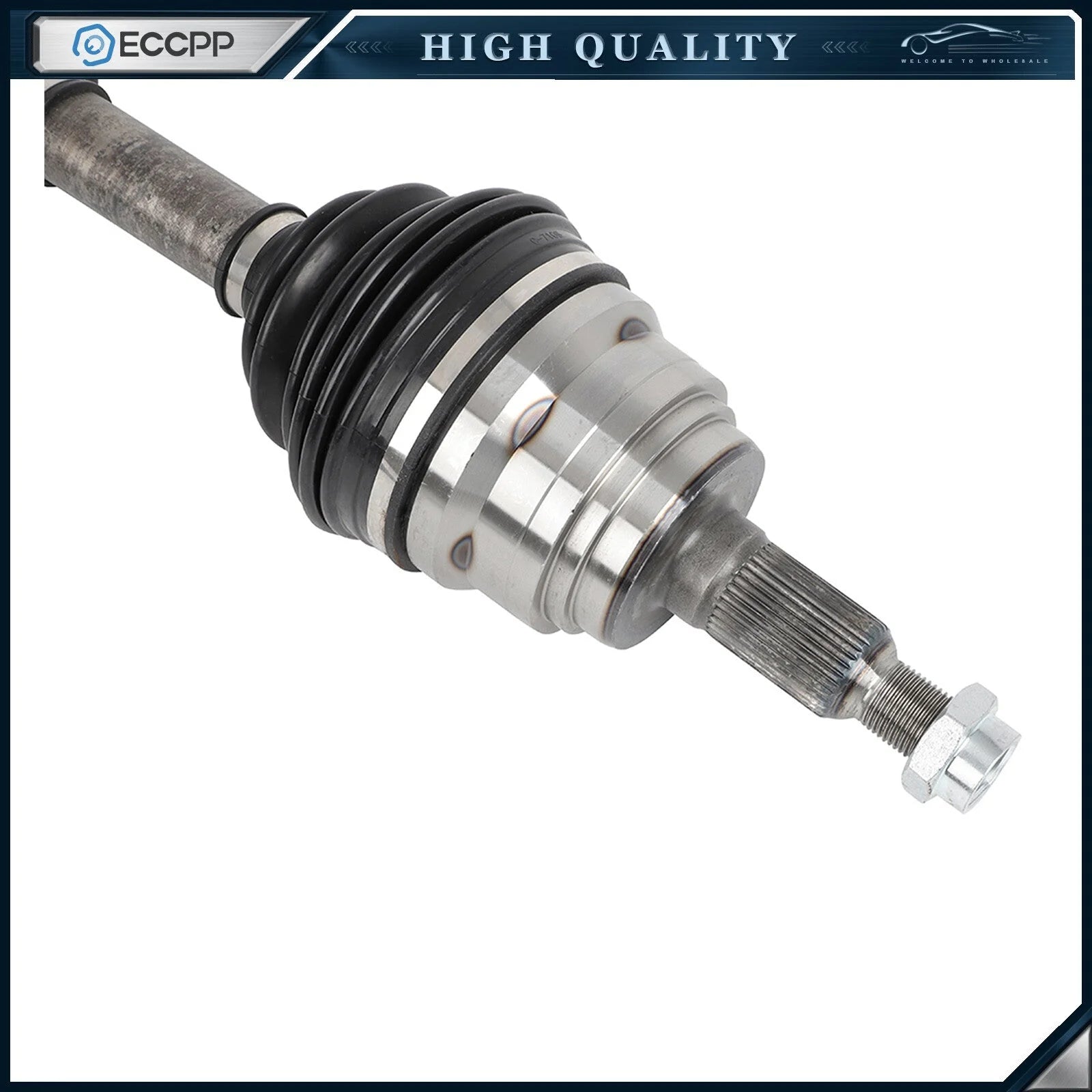 1X CV Axle + 1X Wheel Hub Bearing Front 4WD For 2001-2006 Chevy Silverado 2500HD KOEEP [11]