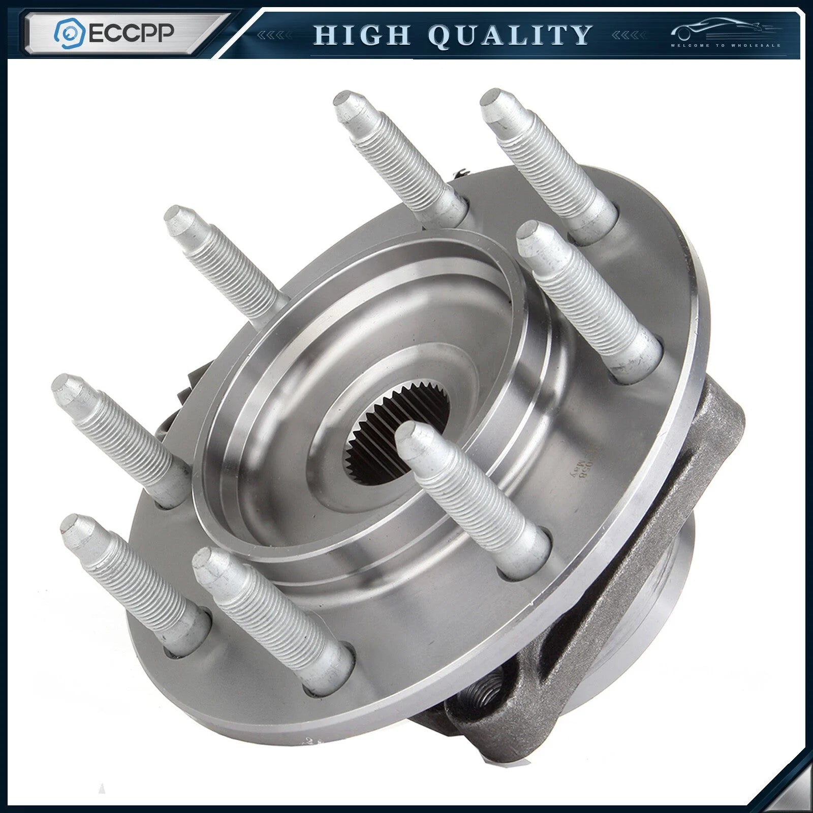 1X CV Axle + 1X Wheel Hub Bearing Front 4WD For 2001-2006 Chevy Silverado 2500HD KOEEP [2]