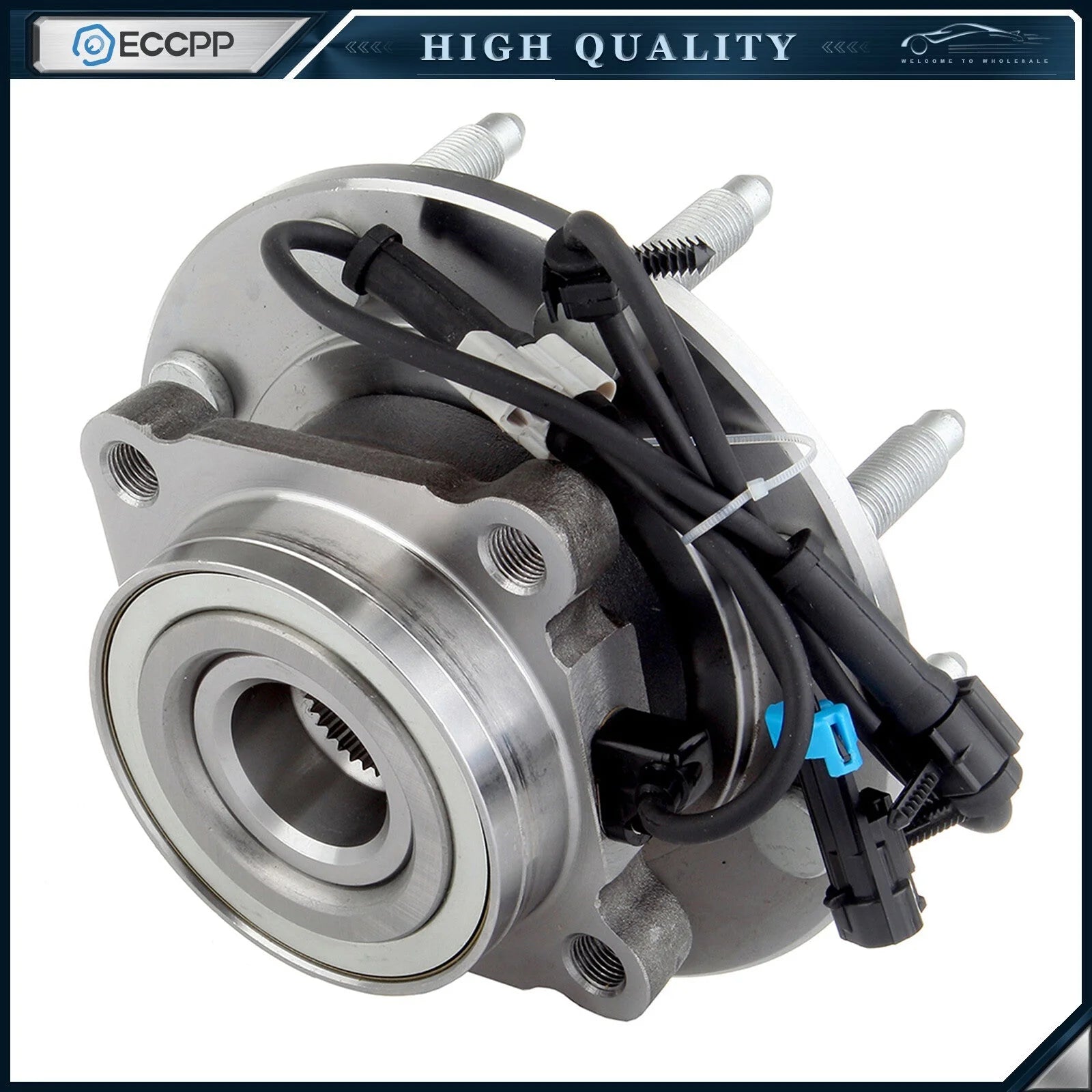 1X CV Axle + 1X Wheel Hub Bearing Front 4WD For 2001-2006 Chevy Silverado 2500HD KOEEP [3]