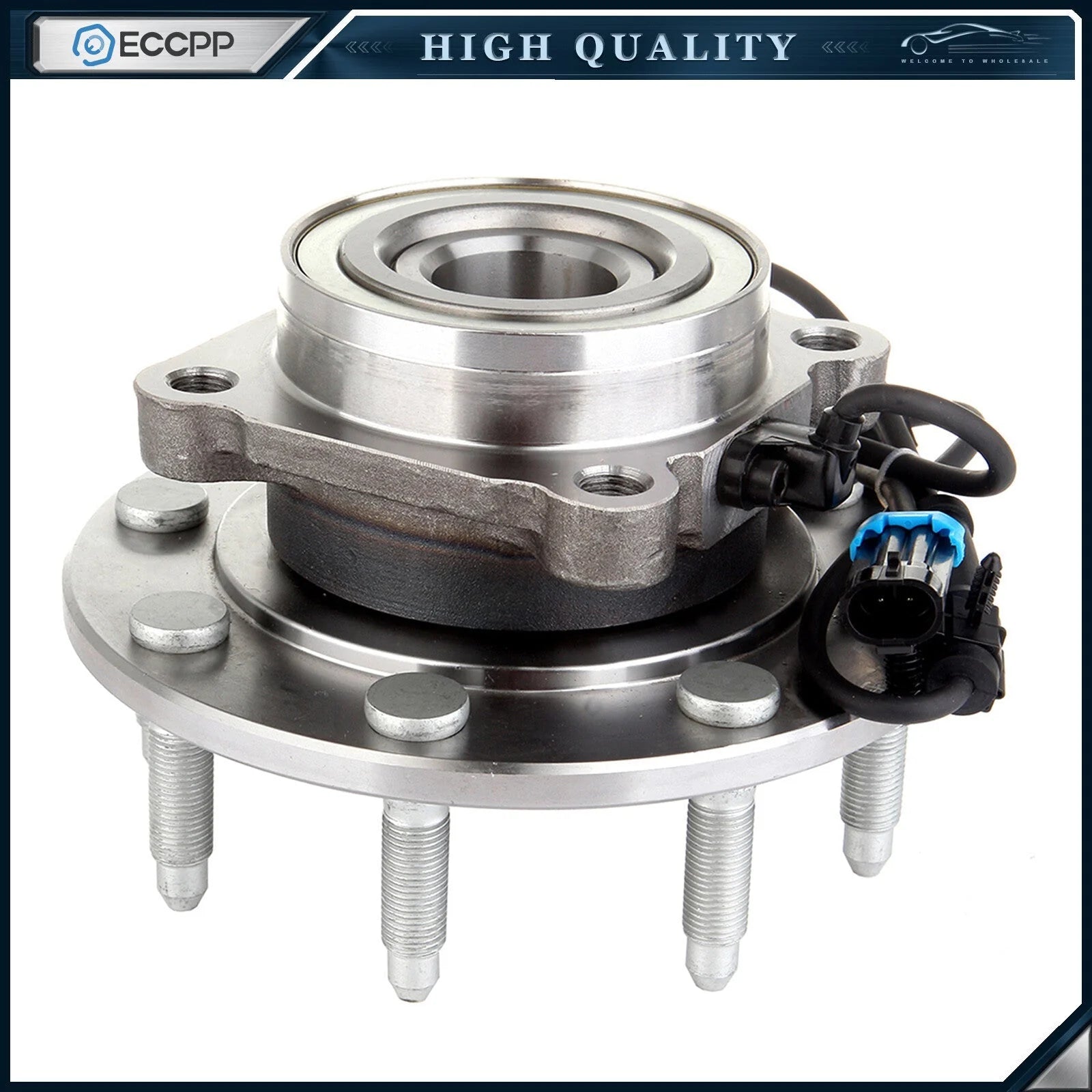 1X CV Axle + 1X Wheel Hub Bearing Front 4WD For 2001-2006 Chevy Silverado 2500HD KOEEP [5]