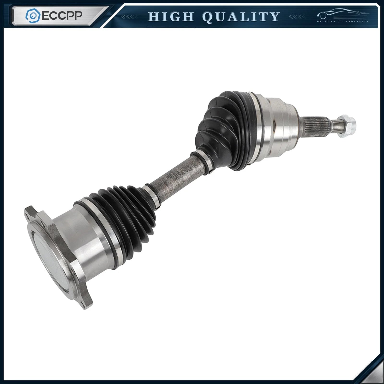 1X CV Axle + 1X Wheel Hub Bearing Front 4WD For 2001-2006 Chevy Silverado 2500HD KOEEP [8]