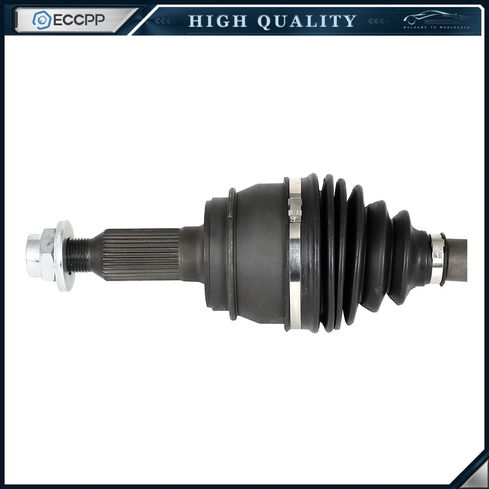 1X CV Axle + 1X Wheel Hub Bearing Front For Suburban Silverado Sierra 1500 4WD KOEEP [10]