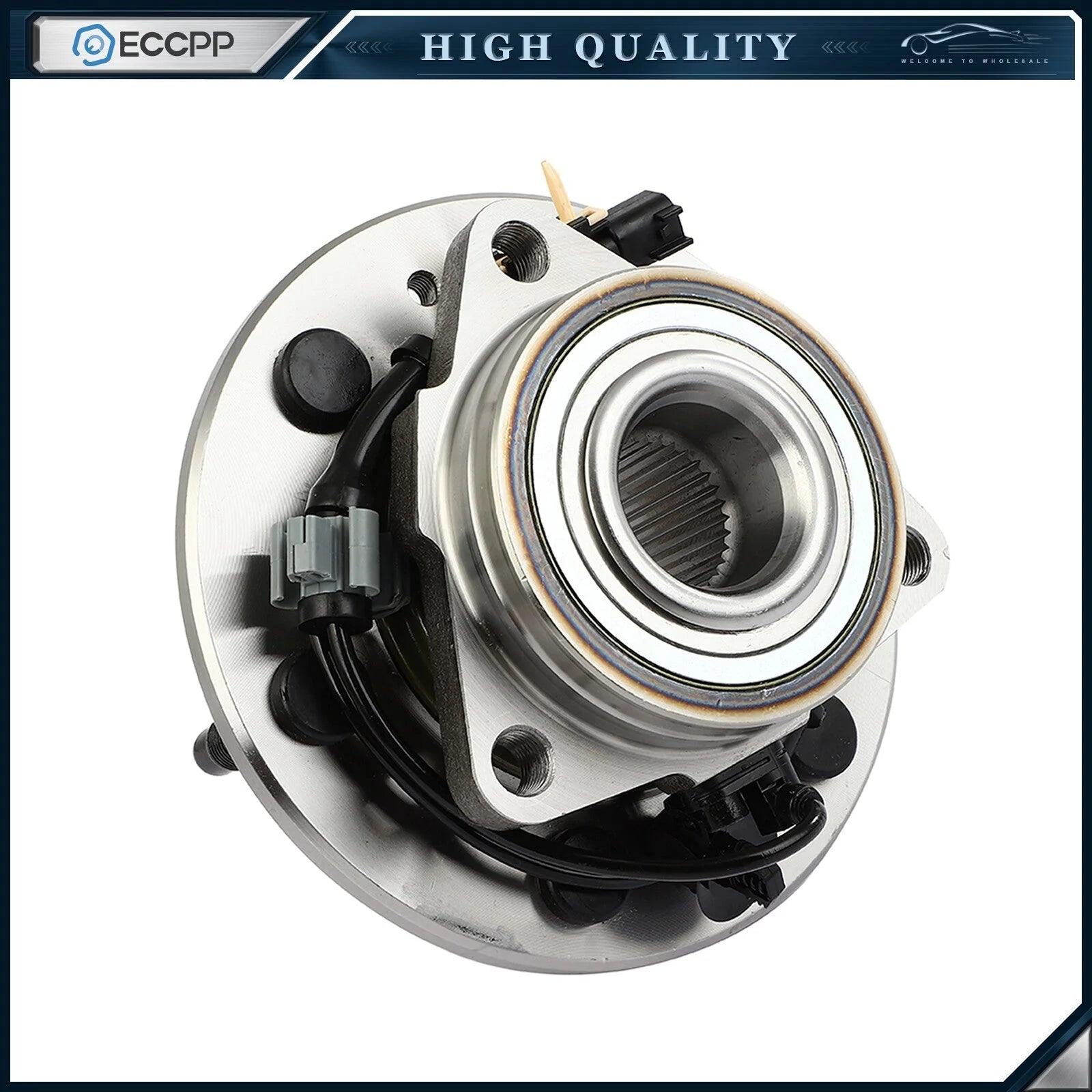 1X CV Axle + 1X Wheel Hub Bearing Front For Suburban Silverado Sierra 1500 4WD KOEEP [4]