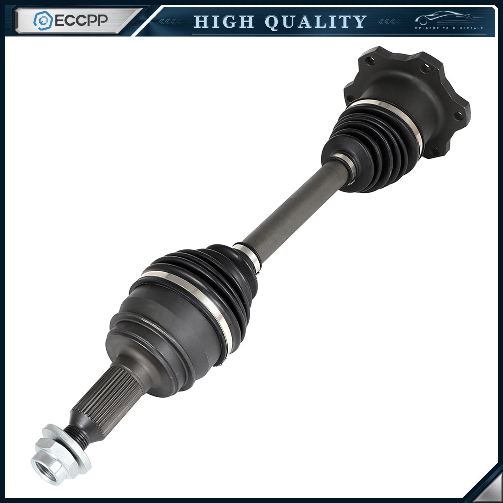1X CV Axle + 1X Wheel Hub Bearing Front For Suburban Silverado Sierra 1500 4WD KOEEP [7]