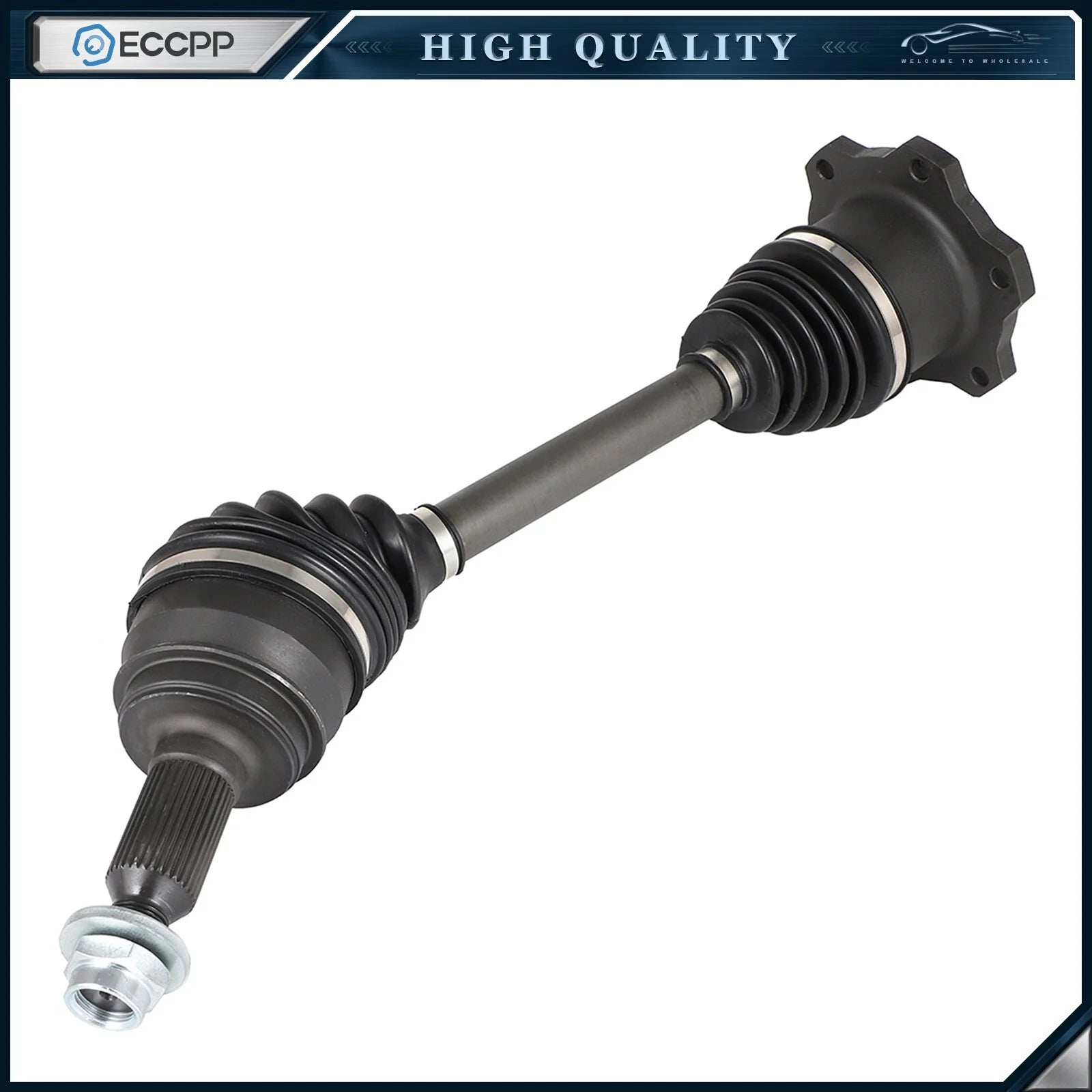 1X CV Axle + 1X Wheel Hub Bearing Front For Suburban Silverado Sierra 1500 4WD KOEEP [8]