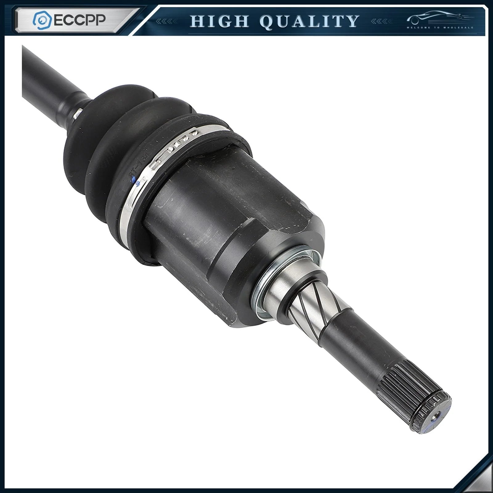 1X CV Axle + 1X Wheel Hub Bearing Front Left For Nissan Rogue 2.5L AWD 2008-2013 KOEEP [10]