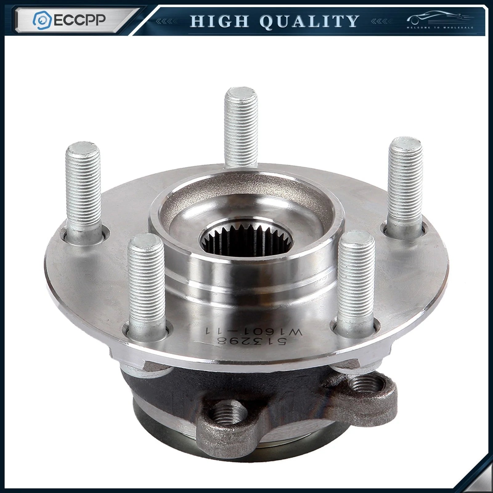 1X CV Axle + 1X Wheel Hub Bearing Front Left For Nissan Rogue 2.5L AWD 2008-2013 KOEEP [2]