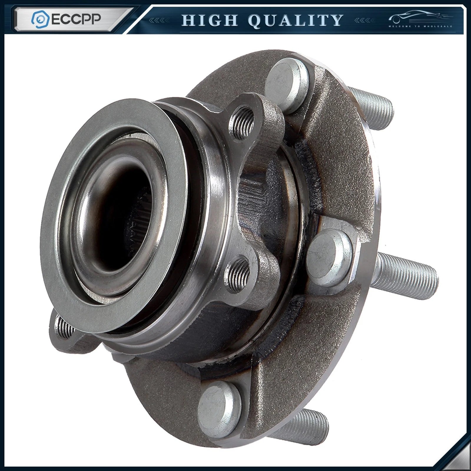 1X CV Axle + 1X Wheel Hub Bearing Front Left For Nissan Rogue 2.5L AWD 2008-2013 KOEEP [6]