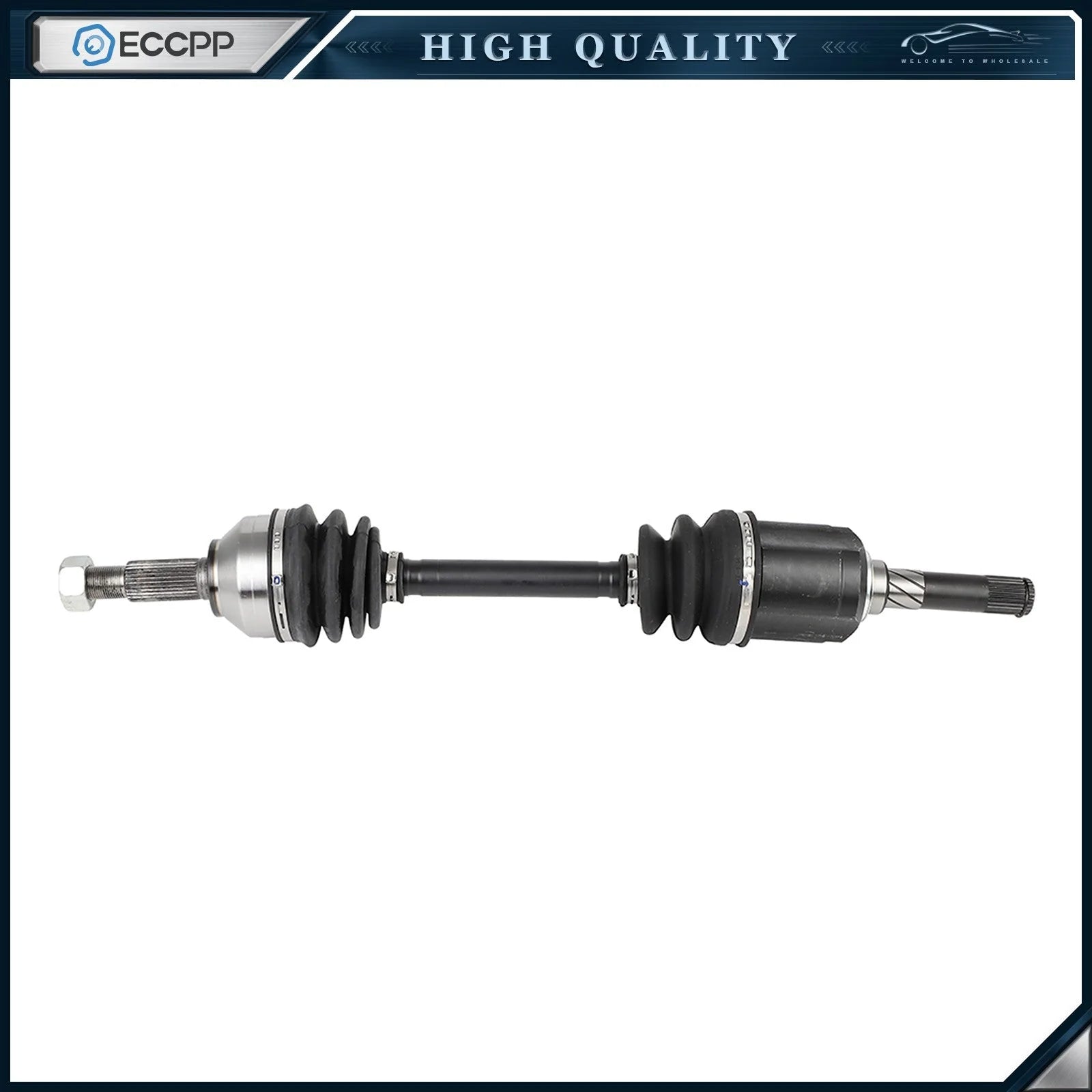 1X CV Axle + 1X Wheel Hub Bearing Front Left For Nissan Rogue 2.5L AWD 2008-2013 KOEEP [7]