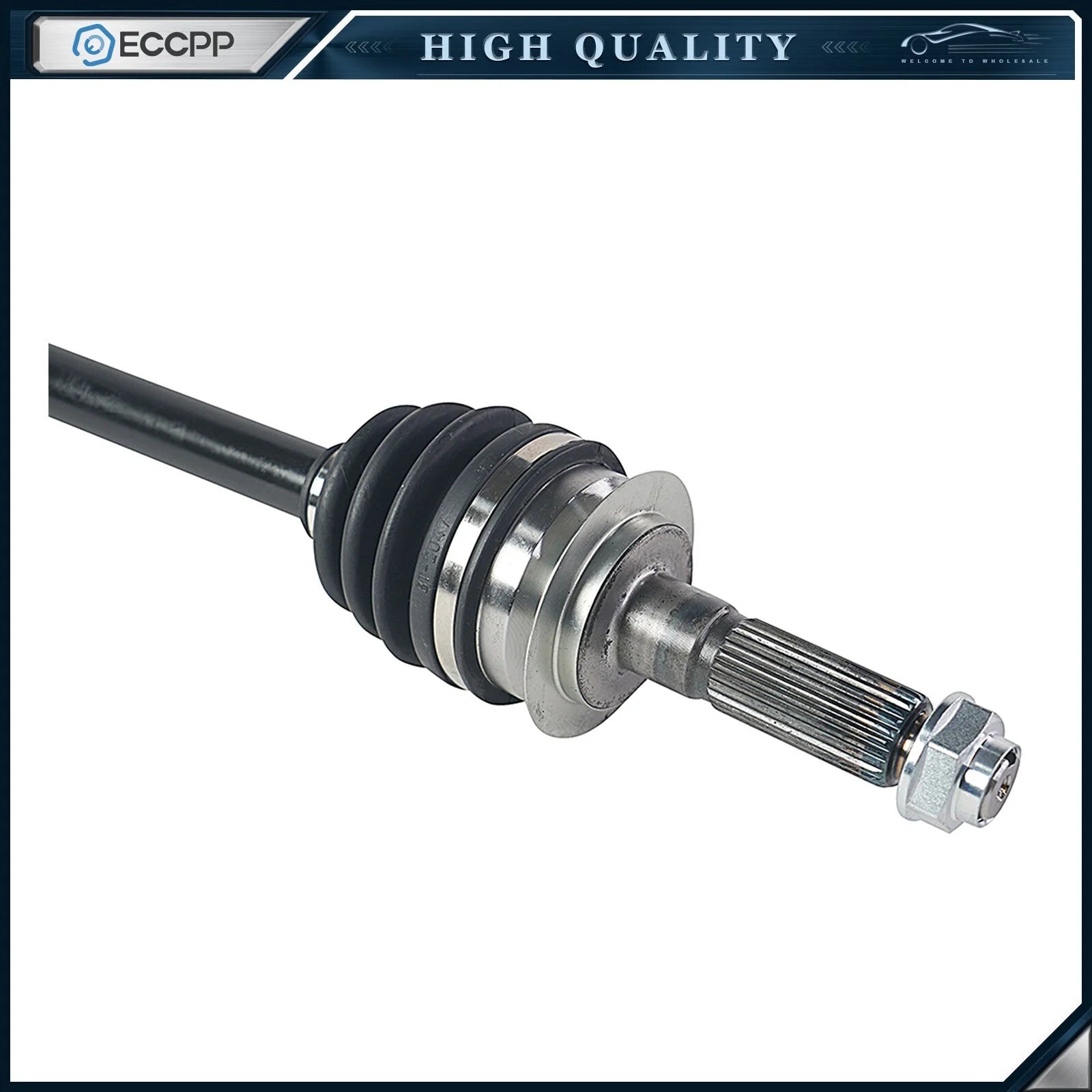 1X CV Axle + 1X Wheel Hub Bearing Rear AWD For Subaru Forester Manual Trans. KOEEP [10]