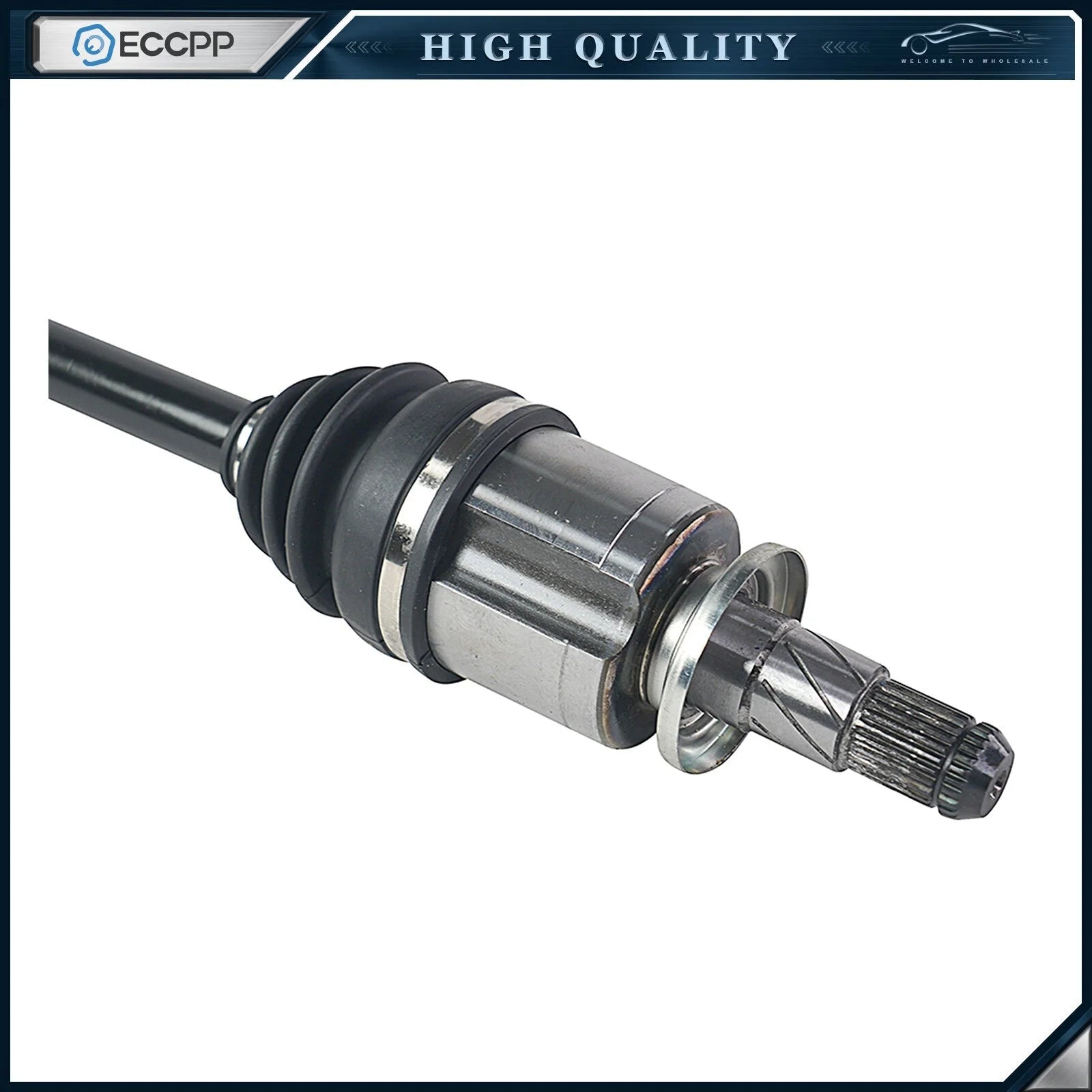 1X CV Axle + 1X Wheel Hub Bearing Rear AWD For Subaru Forester Manual Trans. KOEEP [11]