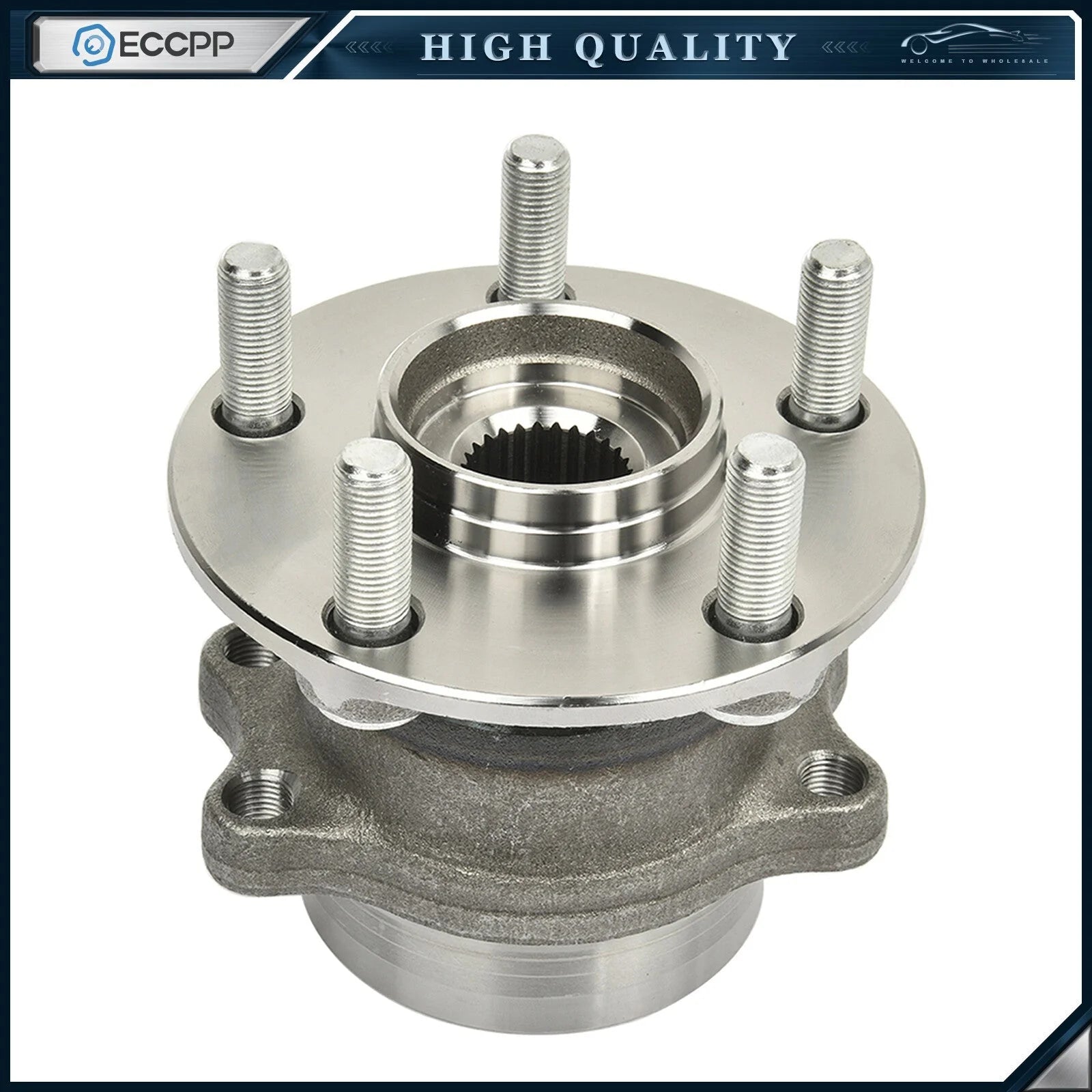 1X CV Axle + 1X Wheel Hub Bearing Rear AWD For Subaru Forester Manual Trans. KOEEP [2]