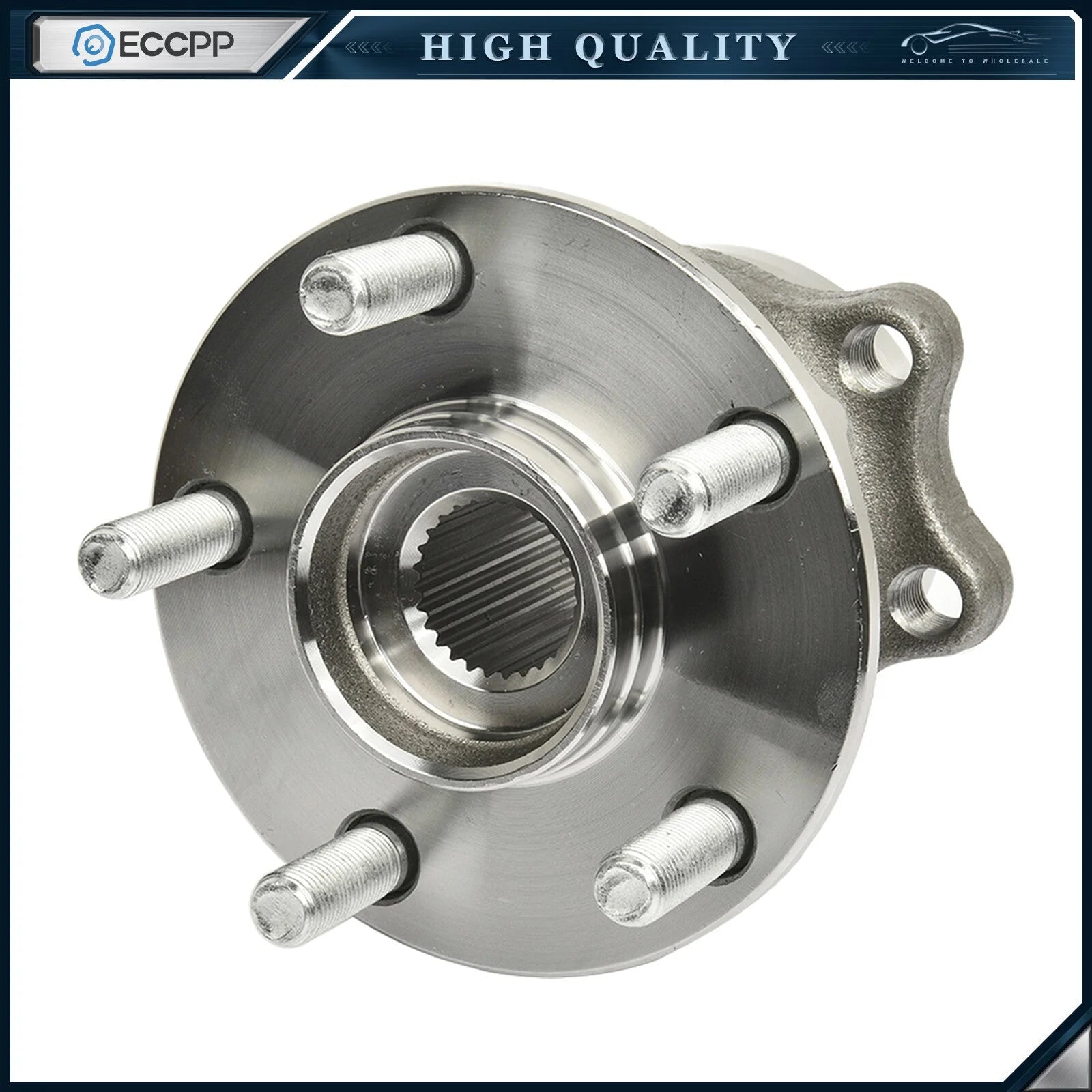 1X CV Axle + 1X Wheel Hub Bearing Rear AWD For Subaru Forester Manual Trans. KOEEP [5]