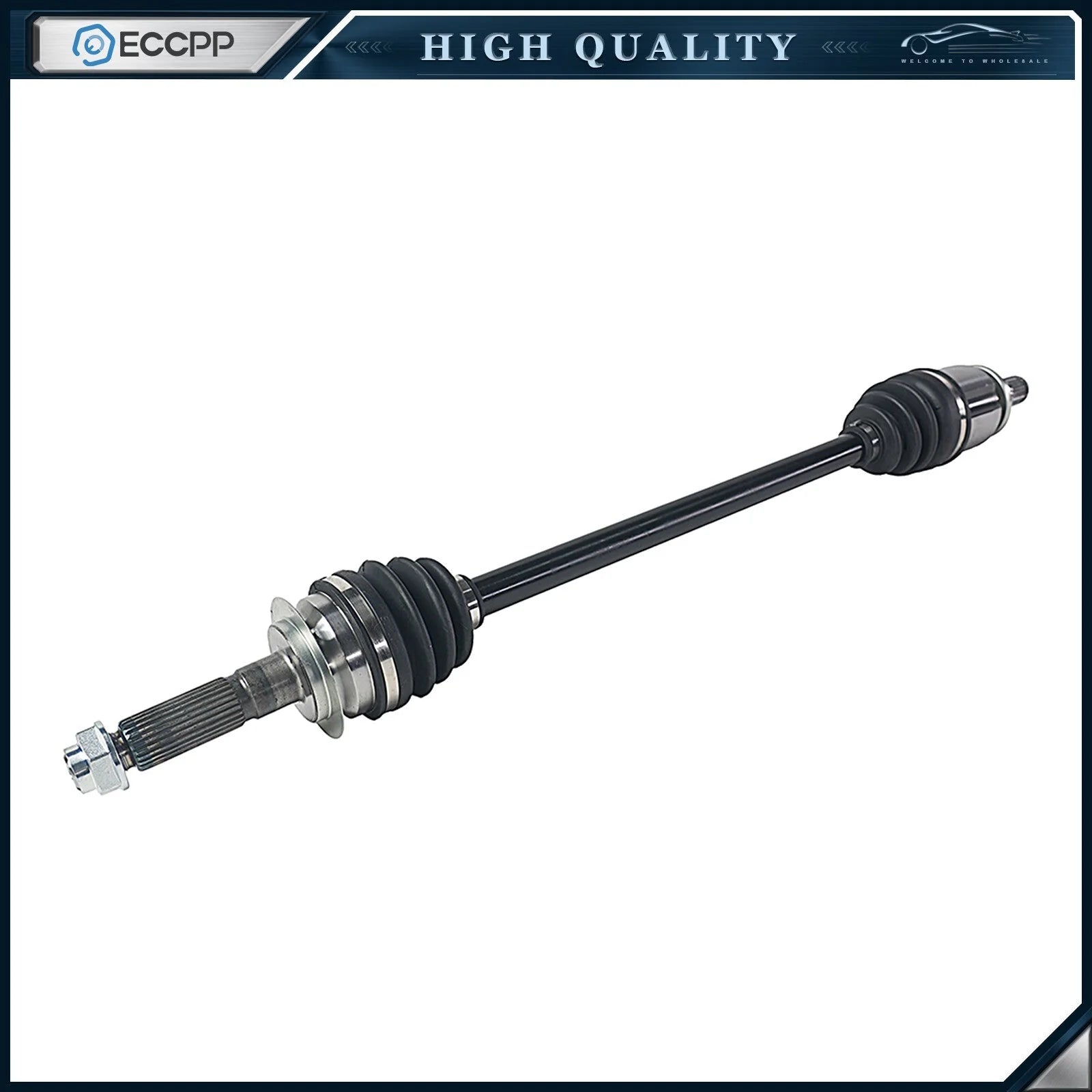 1X CV Axle + 1X Wheel Hub Bearing Rear AWD For Subaru Forester Manual Trans. KOEEP [7]