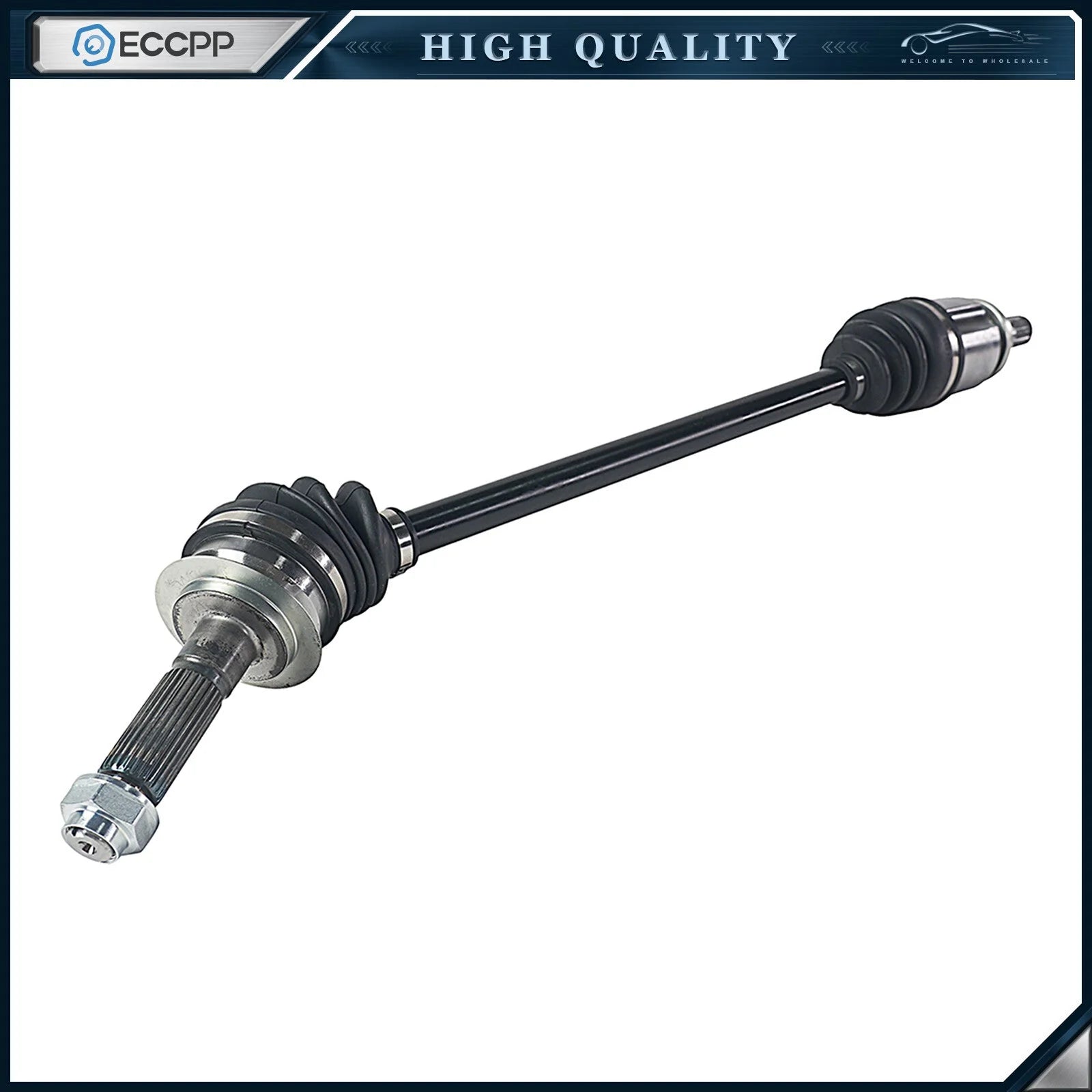 1X CV Axle + 1X Wheel Hub Bearing Rear AWD For Subaru Forester Manual Trans. KOEEP [8]