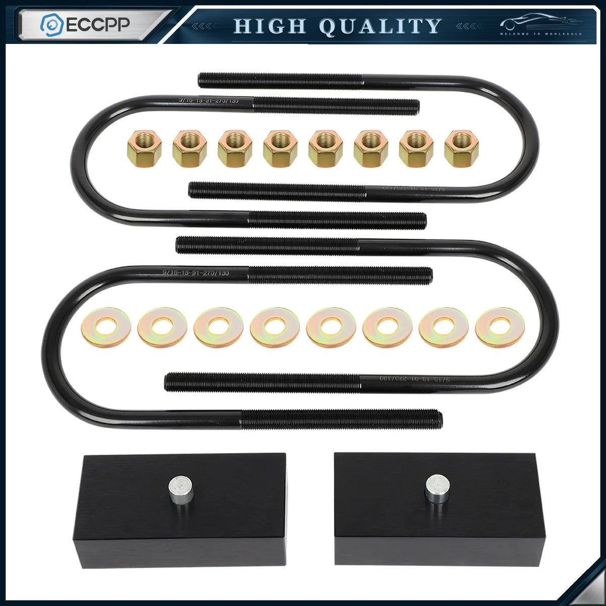 1.5" Rear Leveling Lift Kit For 2003-2013 Dodge Ram 2500 4WD with 4" Axle Only KOEEP [1]