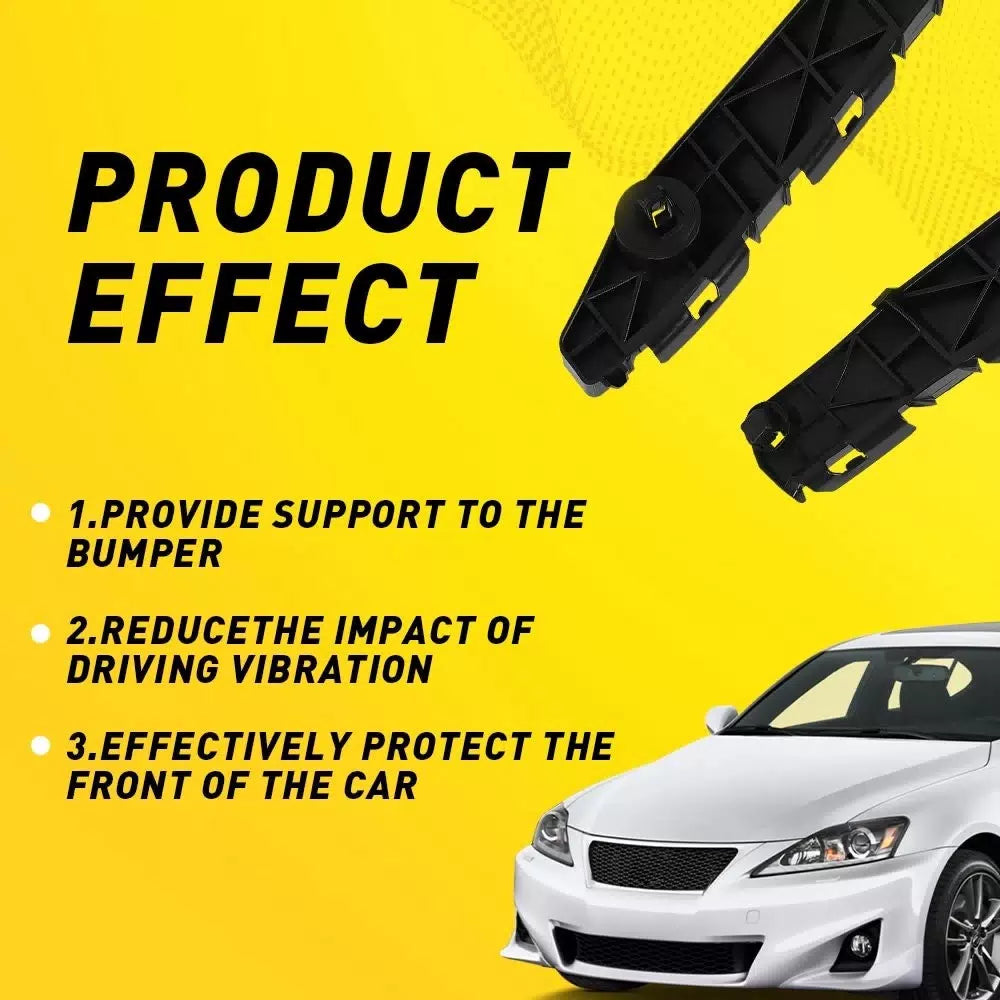 1 Front Pair Bumper Side Brace LH Bracket & RH For 2006-2015 Lexus IS250 / IS350 6B93BC-57 [9]