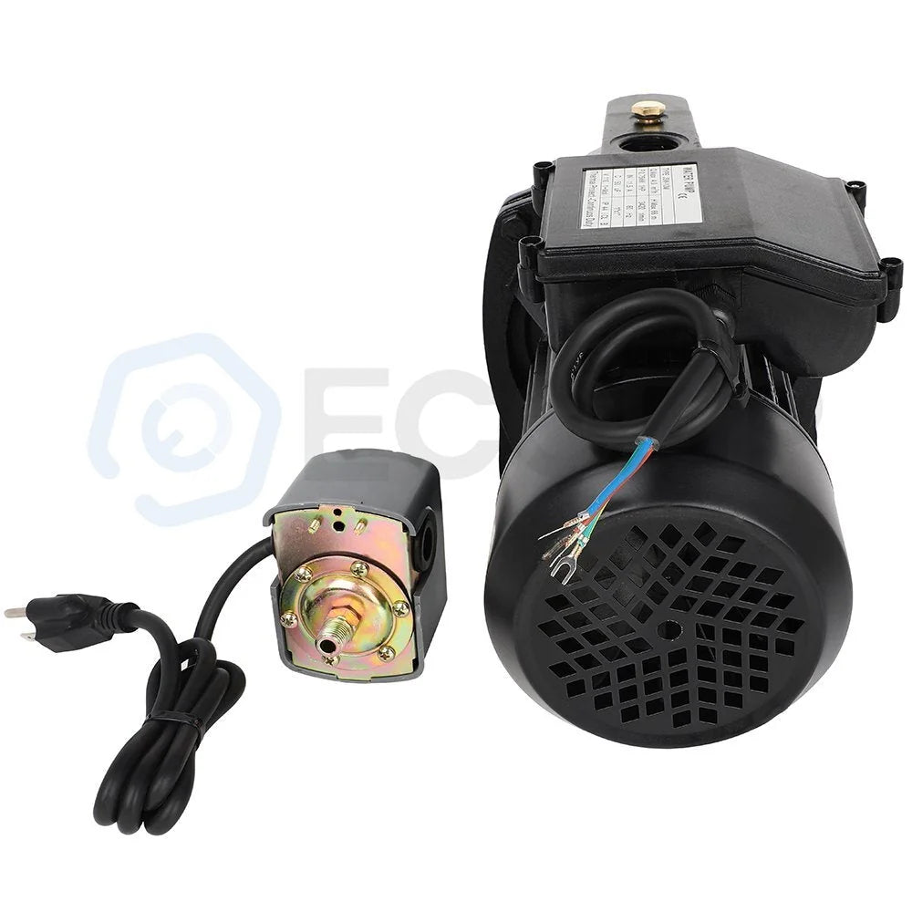 1 HP Shallow Well Jet Pump w/ Pressure Switch 17.6GPM, Hmax 216.5 ft, 115V 6B93BC-57 [5]