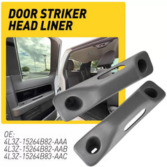 1 Pair Gray inner Cover Trim Fit 2004-08 Ford F150 Upper Door Striker Head Liner 6B93BC-57 [1]