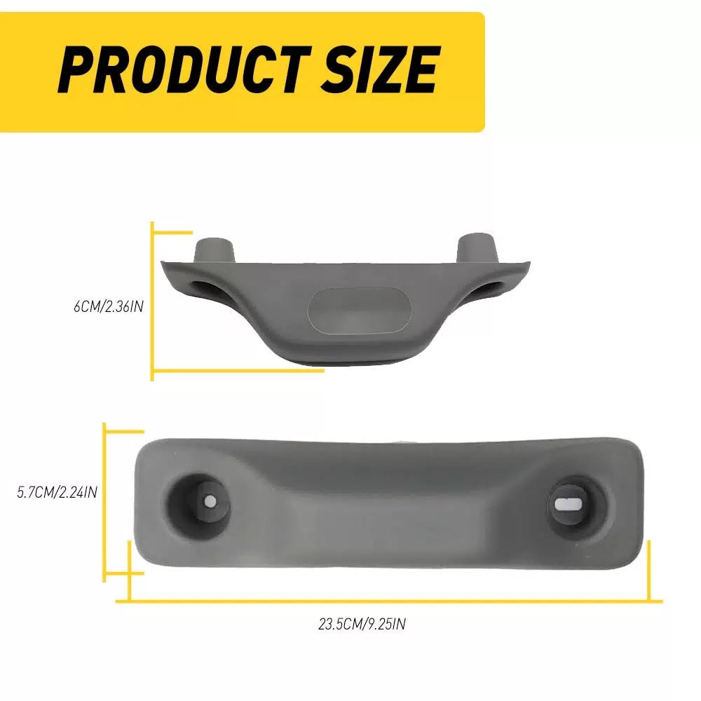 1 Pair Gray inner Cover Trim Fit 2004-08 Ford F150 Upper Door Striker Head Liner 6B93BC-57 [2]