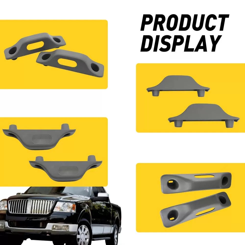 1 Pair Gray inner Cover Trim Fit 2004-08 Ford F150 Upper Door Striker Head Liner 6B93BC-57 [5]