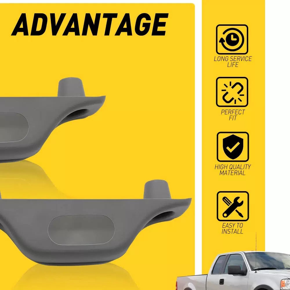 1 Pair Gray inner Cover Trim Fit 2004-08 Ford F150 Upper Door Striker Head Liner 6B93BC-57 [6]