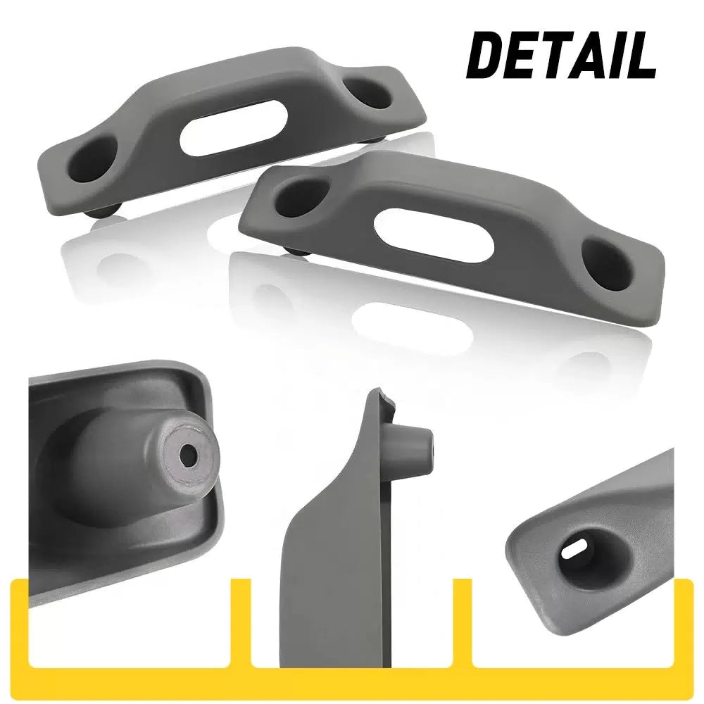 1 Pair Gray inner Cover Trim Fit 2004-08 Ford F150 Upper Door Striker Head Liner 6B93BC-57 [7]