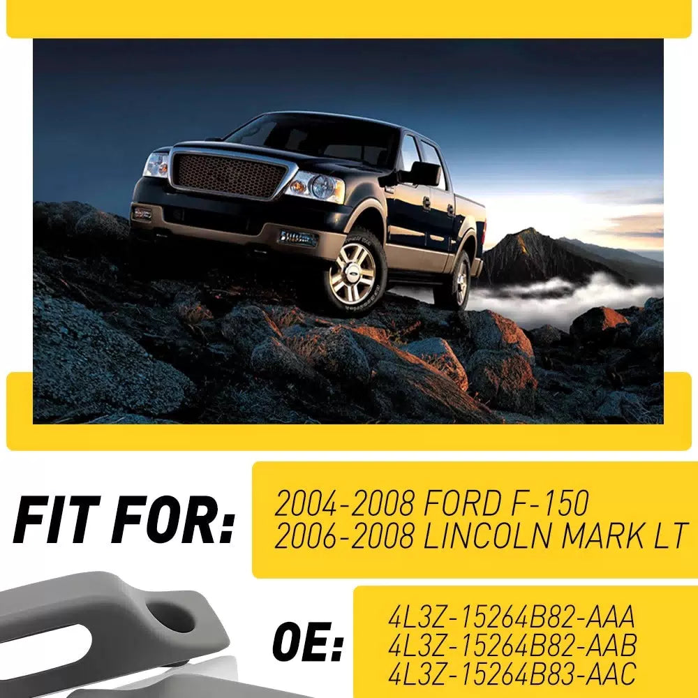 1 Pair Gray inner Cover Trim Fit 2004-08 Ford F150 Upper Door Striker Head Liner 6B93BC-57 [8]