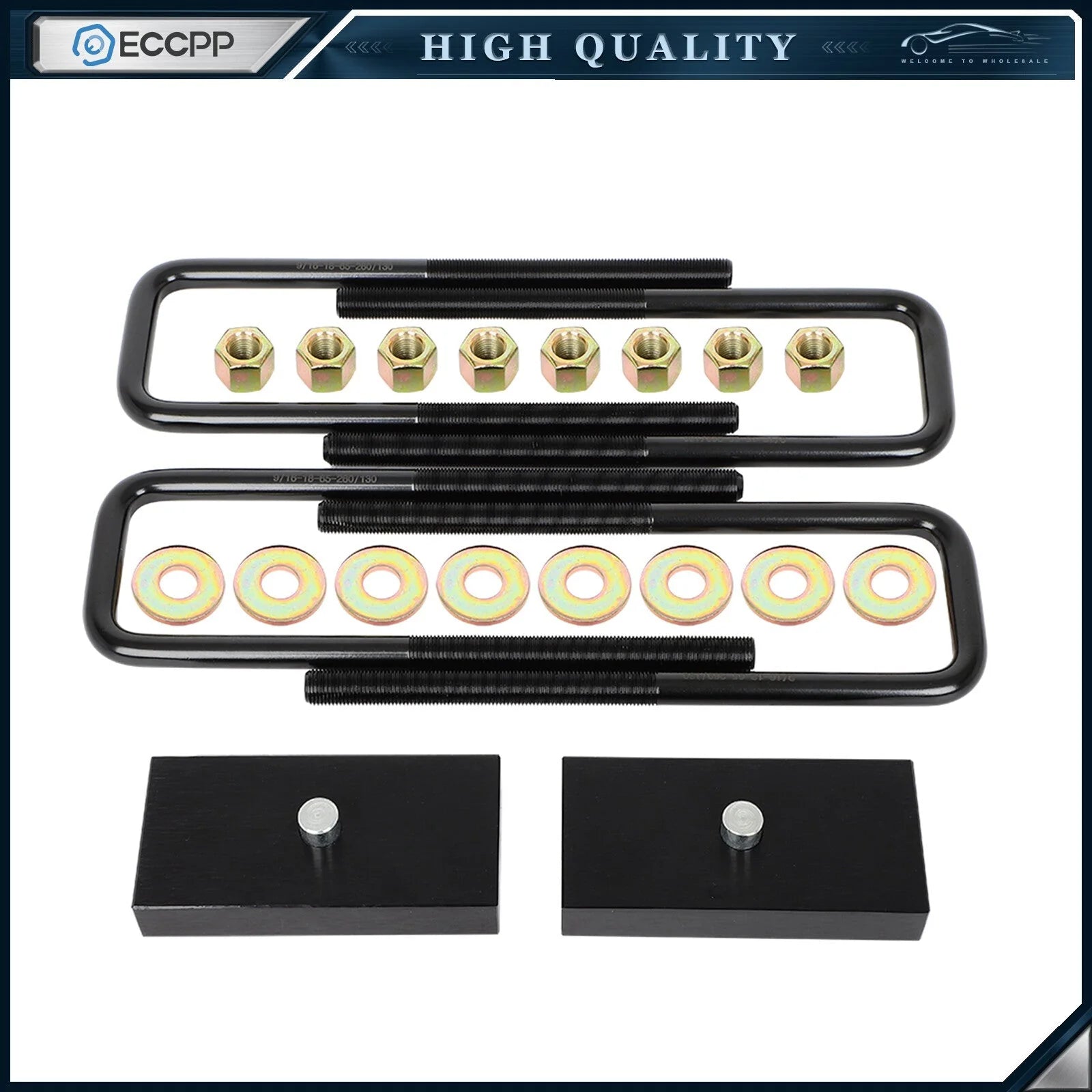 1" Rear Leveling Lift Kit For 2000-2010 Chevy Silverado Sierra 2500 3500 HD 8Lug 6B93BC-57 [1]